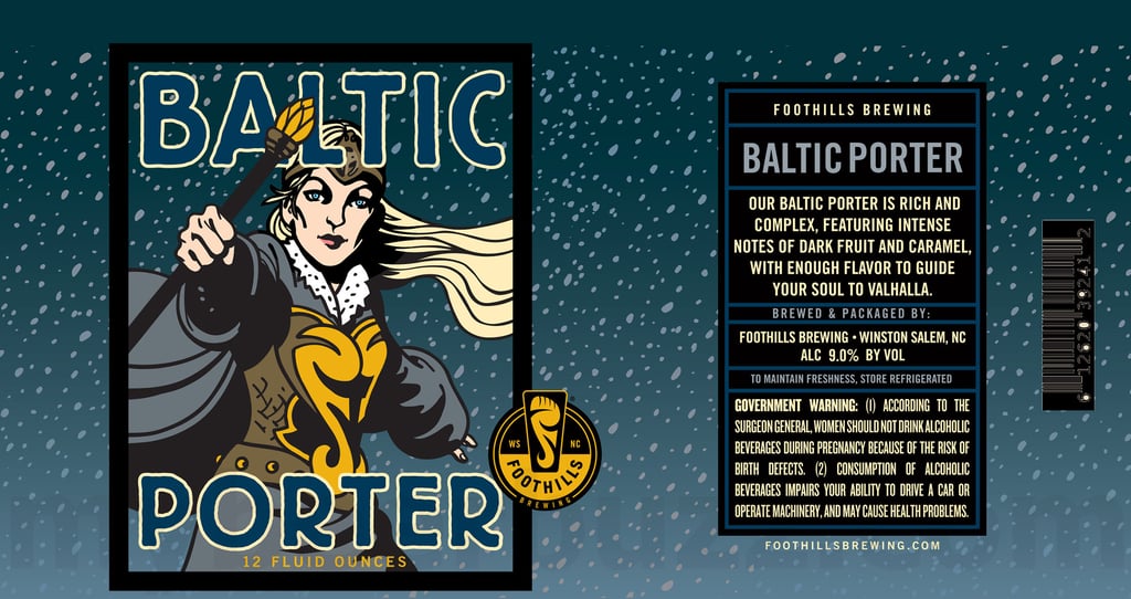 2025 Foothills Brewing Baltic Porter 12-oz Cans