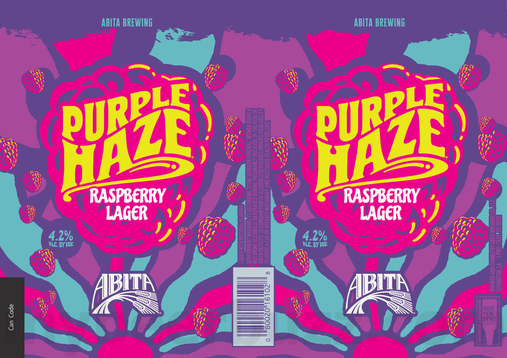 2025 Abita Brewing Purple haze 16oz Cans.