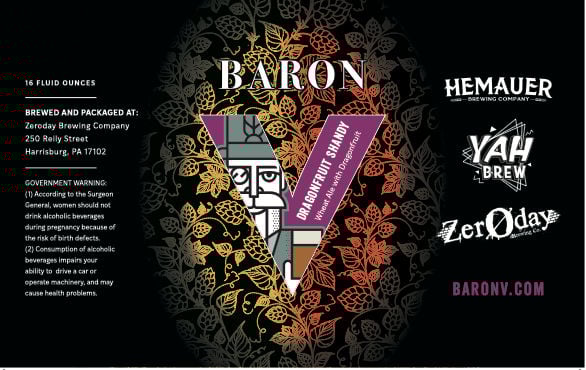 2025 Zer0day Baron V 16oz Cans.