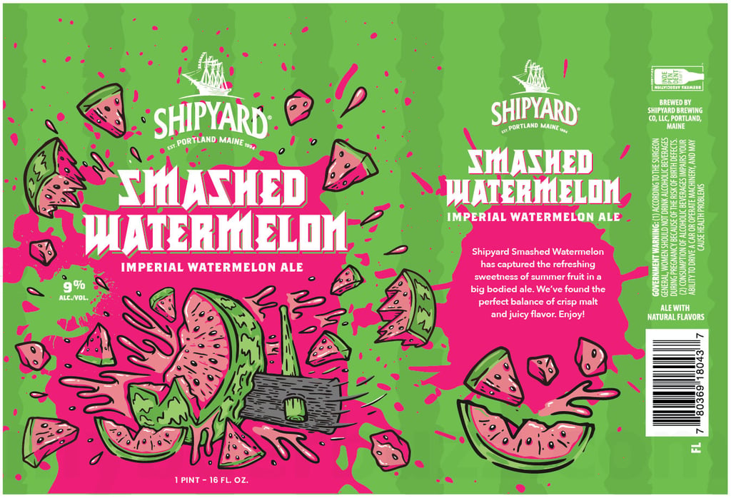 2025 Shipyard Smashed Watermelon 16-oz Cans