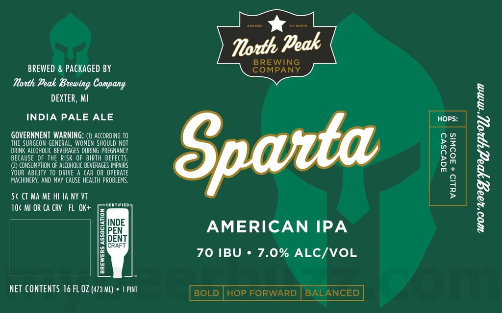 2025 North Peak Sparta 16oz Cans