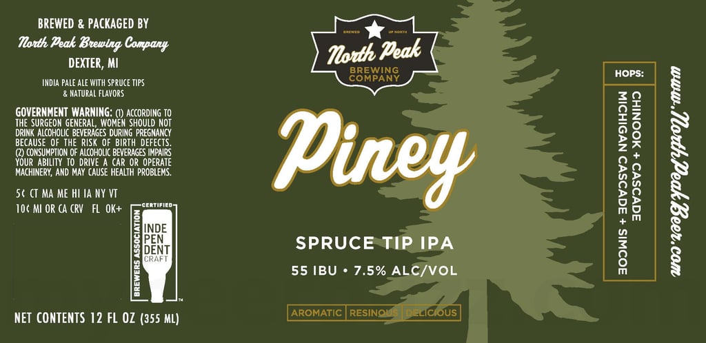 2025 North Peak Piney 12-oz Cans