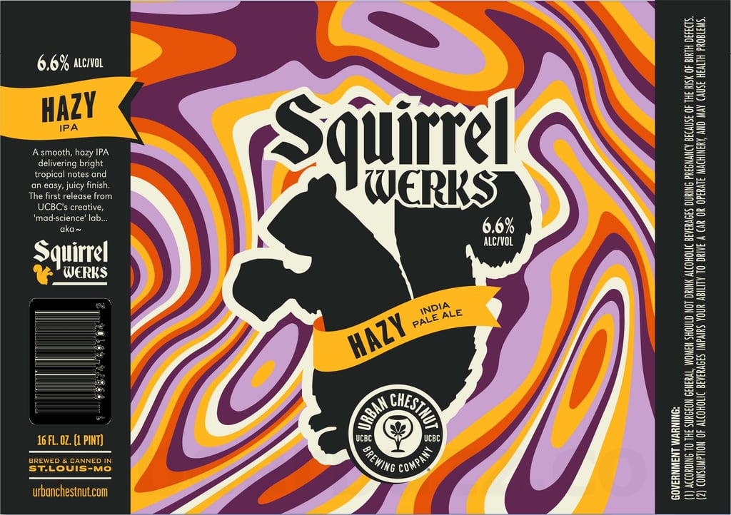 2025 Urban Chestnut Squirrel Werks 16-oz Cans