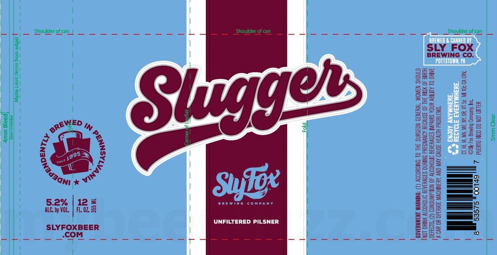 2026 Sly Fox Slugger 12-oz Cans