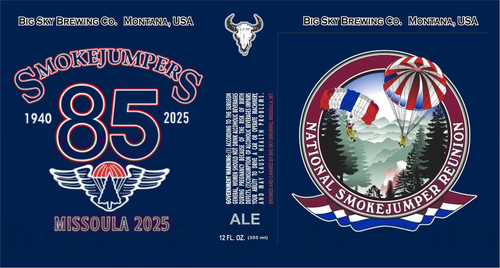 2025 Big Sky Brewing SmokeJumpers Ale 12oz Cans (12oz cans)