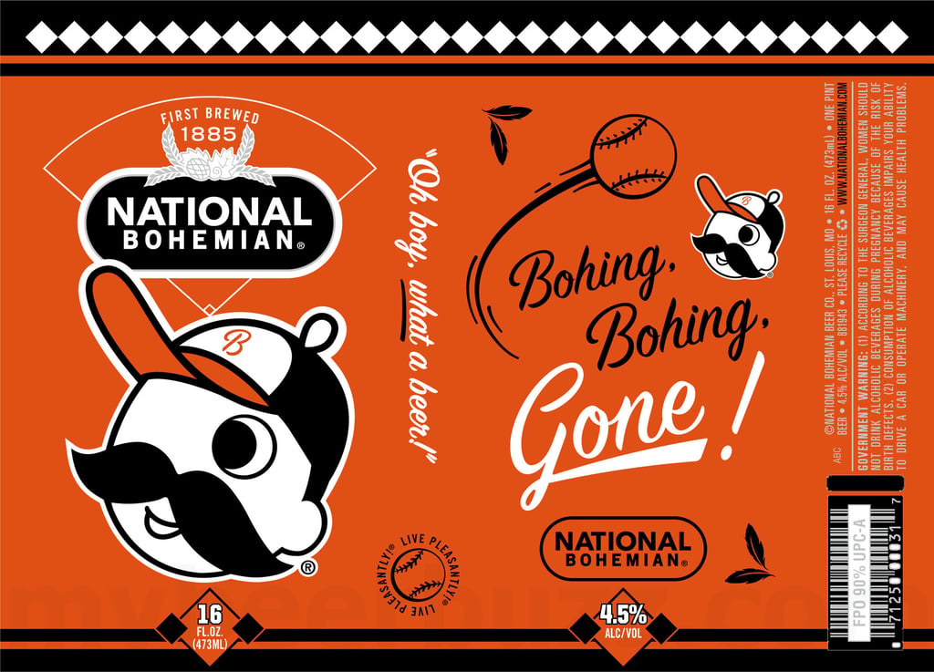 2025 National Bohemian Bohing Bohing Gone! 16-oz Cans
