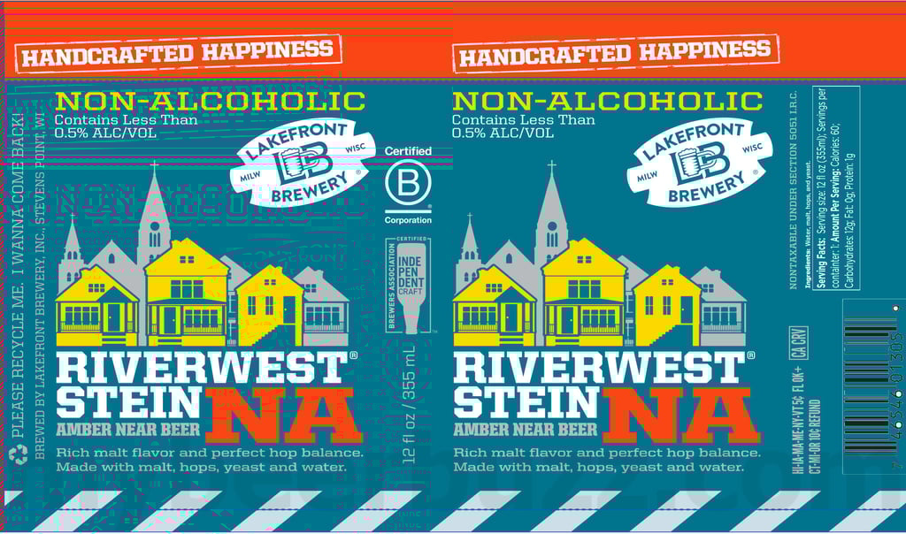 2025 Riverwest Stein NA 12oz Cans