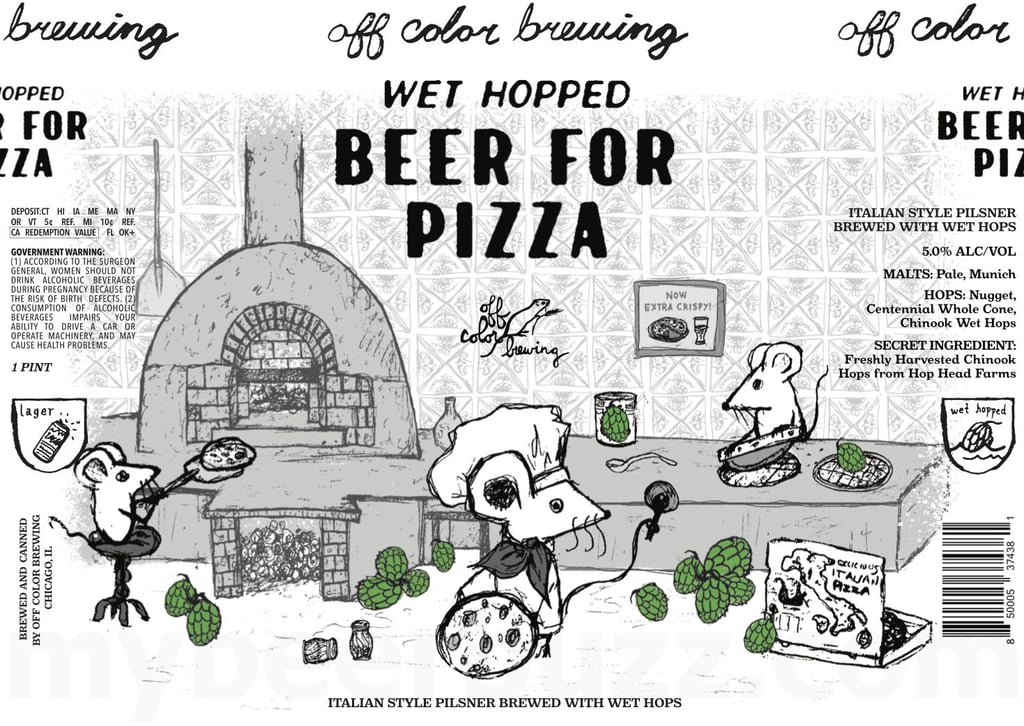 2026 Off Color Brewing Wet Hopped Beer For Pizza 16-oz Cans