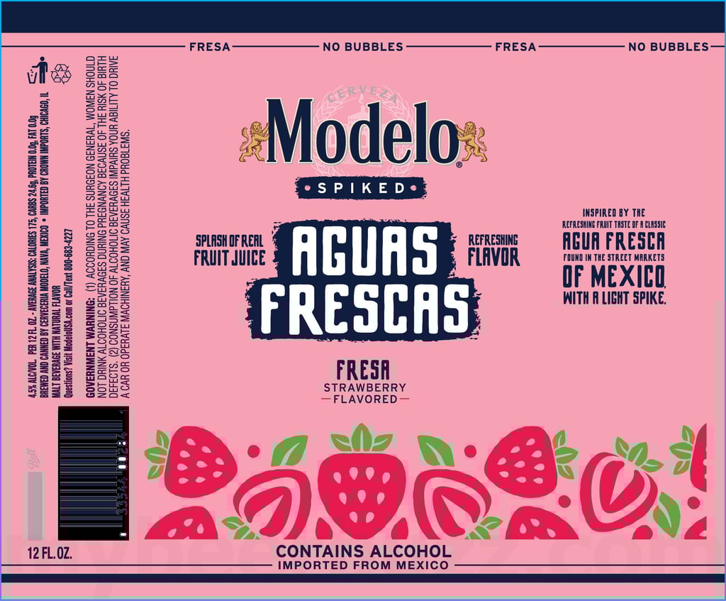 2025 Modelo Aguas Frescas Fresh 12-oz Cans