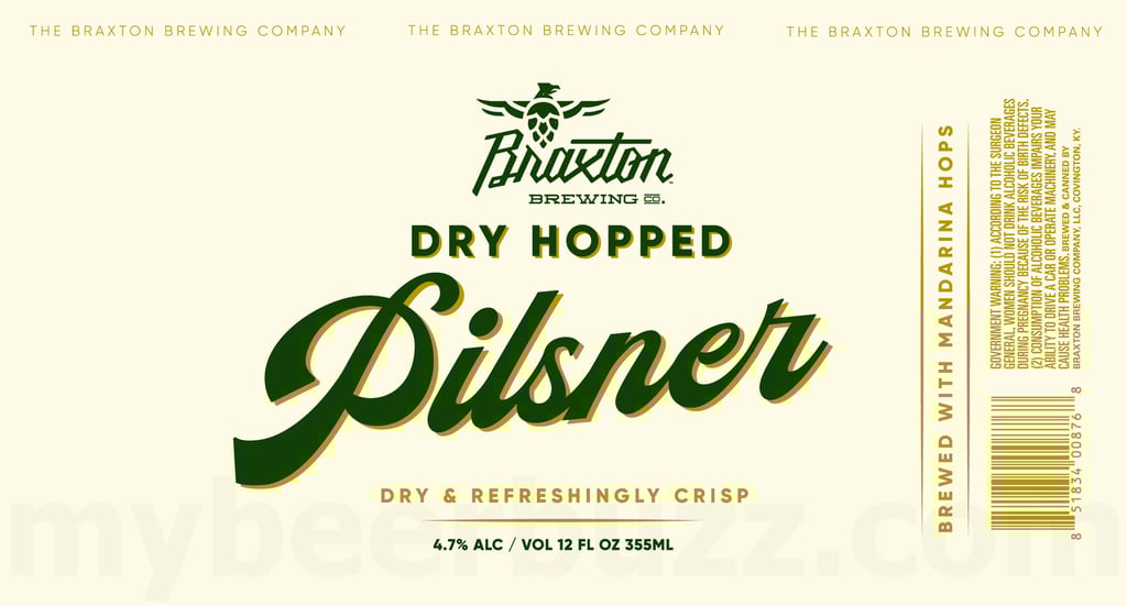 2025 Braxton Dry Hopped Pilsner