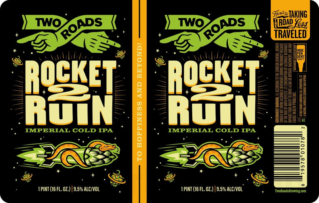 2025 Two Roads Rocket 2 Ruin 16-oz Cans