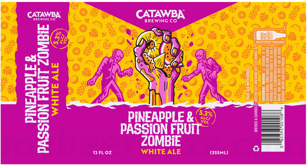 2025 Catawba Pineapple & Passion Fruit Zombie 12-oz Cans