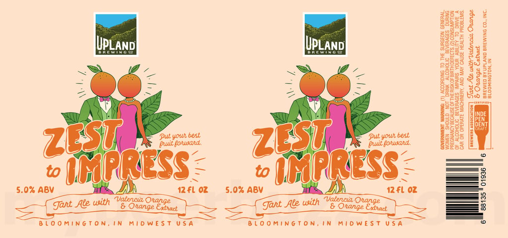 2025 Upland Brewing Zest To Impress 12-oz Cans