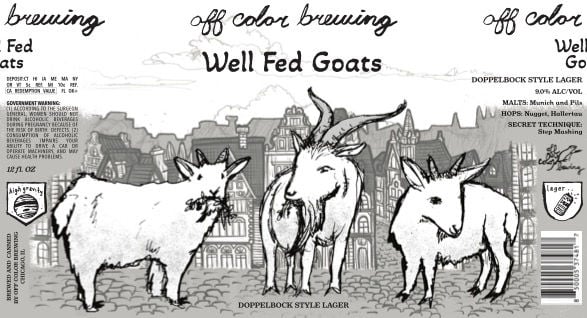 2026 Off Color Well Fed Goats 12-oz Cans