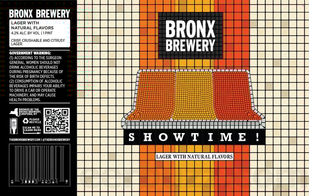 2025 Bronx Brewery Showtime! 16oz Cans