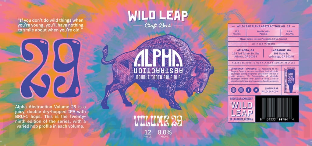2025 Wild Leap Alpha Abstraction 29 12oz Cans