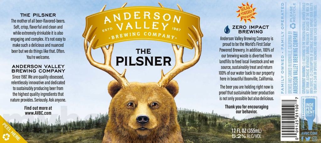 2025 Anderson Valley The Pilsner 12oz Cans