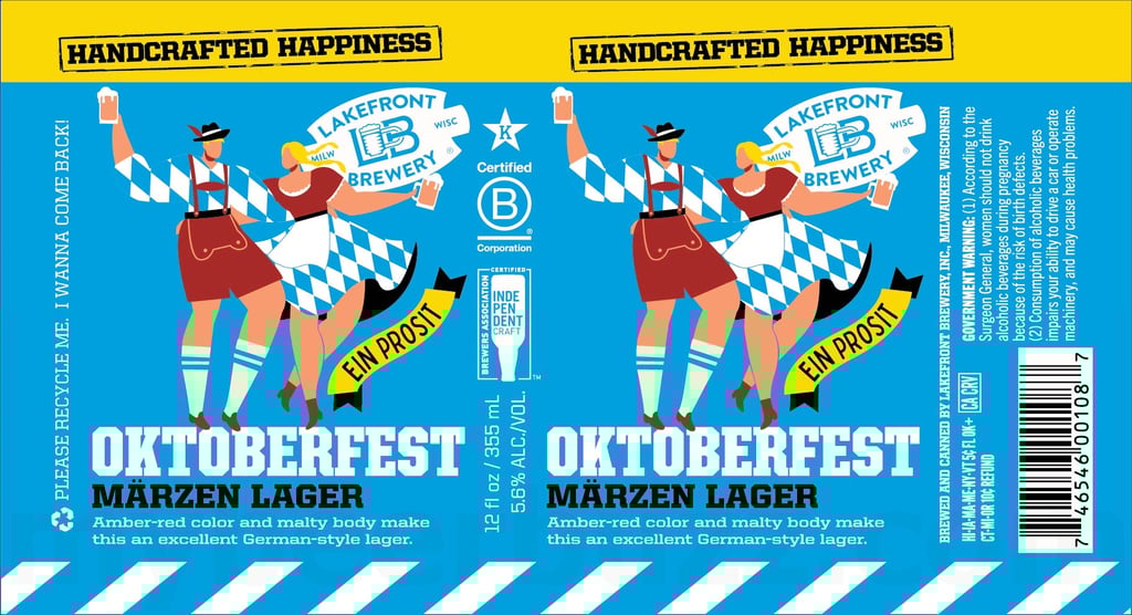 2025 Lakefront Brewery Oktoberfest 12-oz Cans