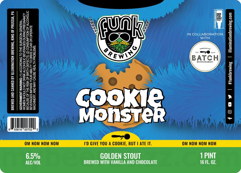 2026 Funk Brewing Coolie Monster 16-oz Cans