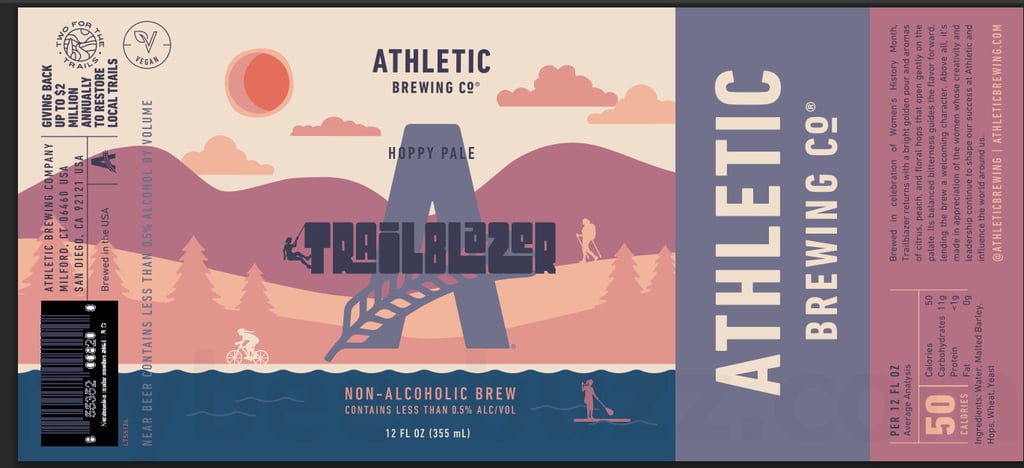 2026 Athletic Brewing Trailblazer 12-oz Cans
