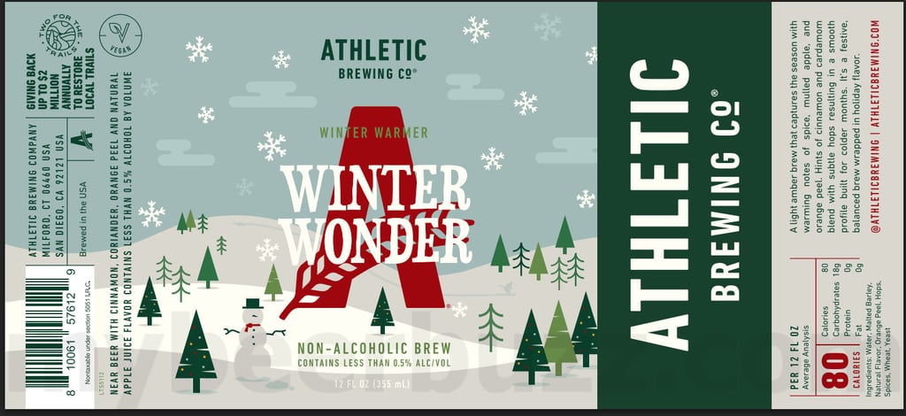 2025 Athletic Brewing Winter Wonder 12oz Cans