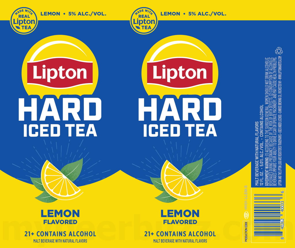 2025 Lipton Hard Iced tea Lemon 12-oz Cans