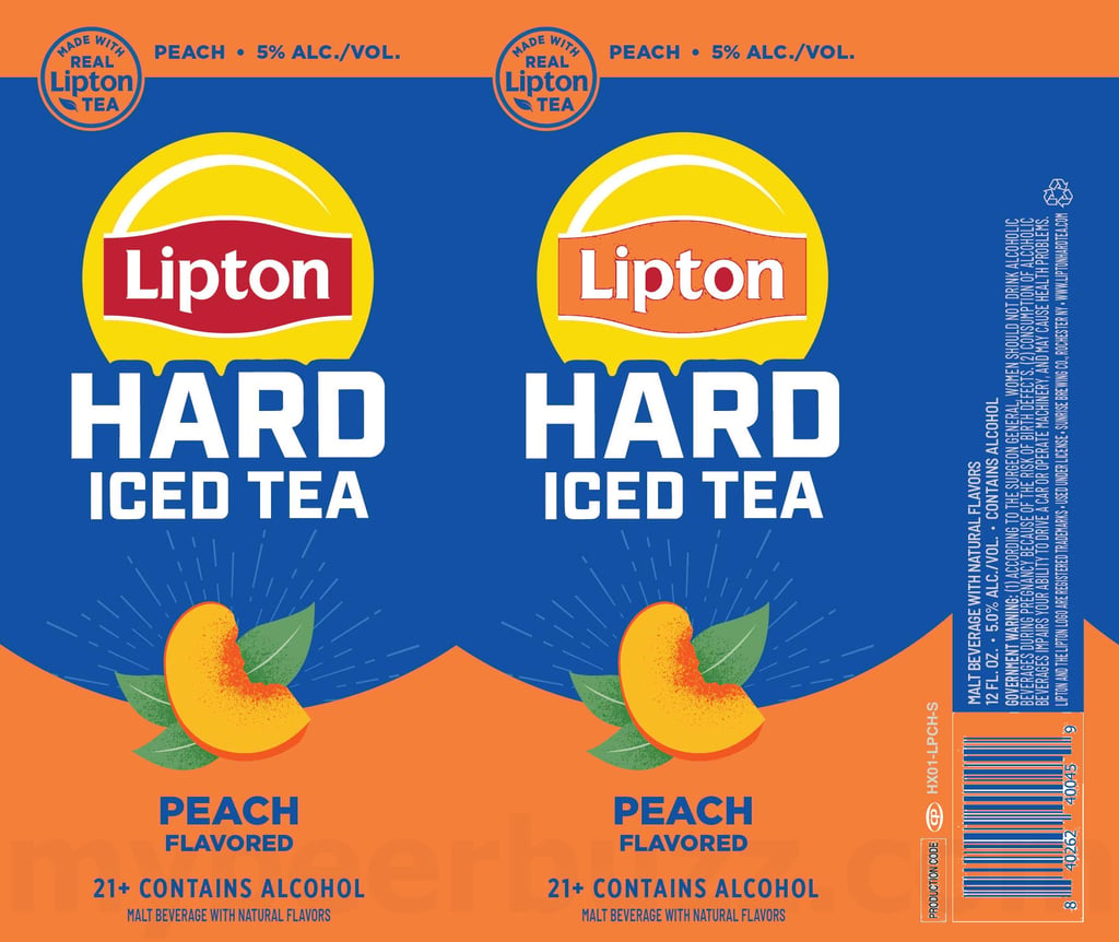 2025 Lipton Hard Iced Tea Peach 12-oz Cans