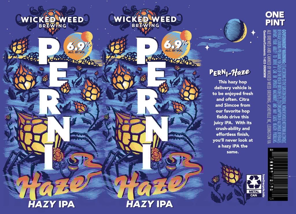 2026 Wicked Weed Perni-Haze 16-oz Cans