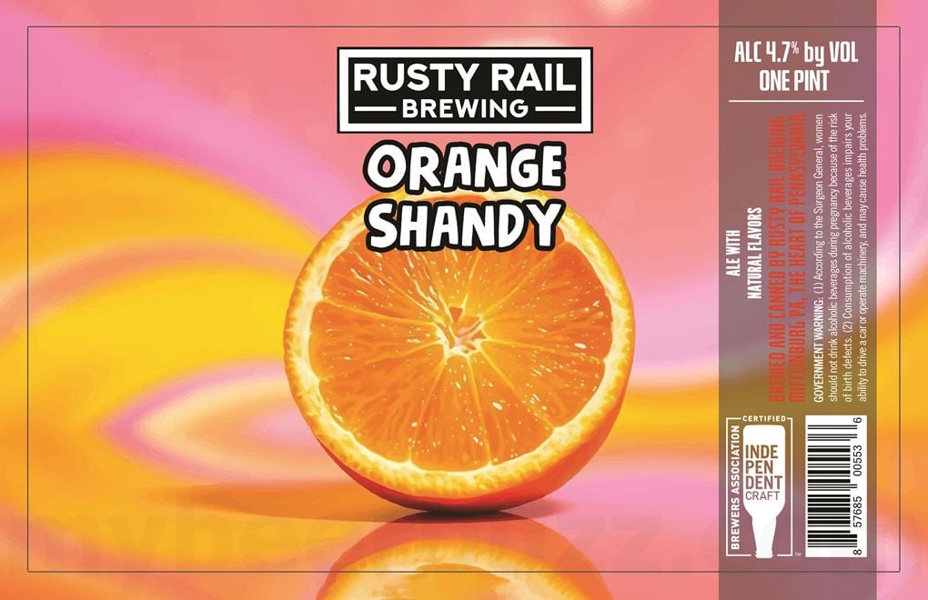 2025 Rusty Rail Orange Shandy 16-oz Cans