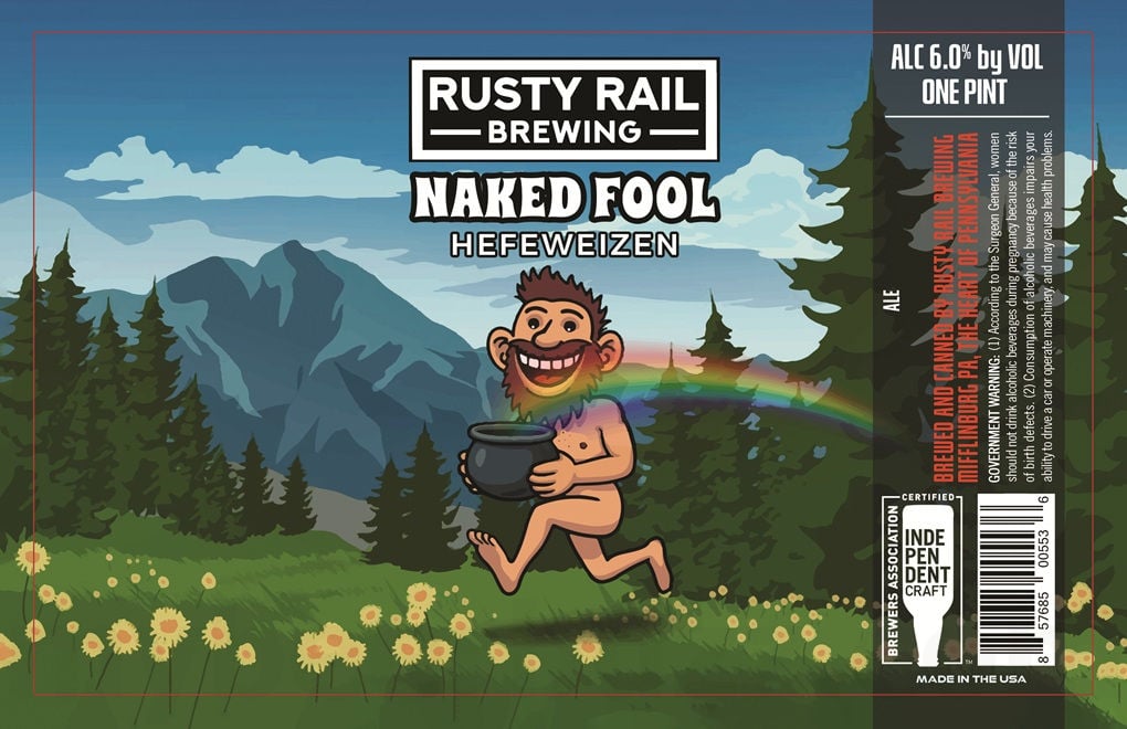 2026 Rusty Rail Naked Fool 16-oz Cans