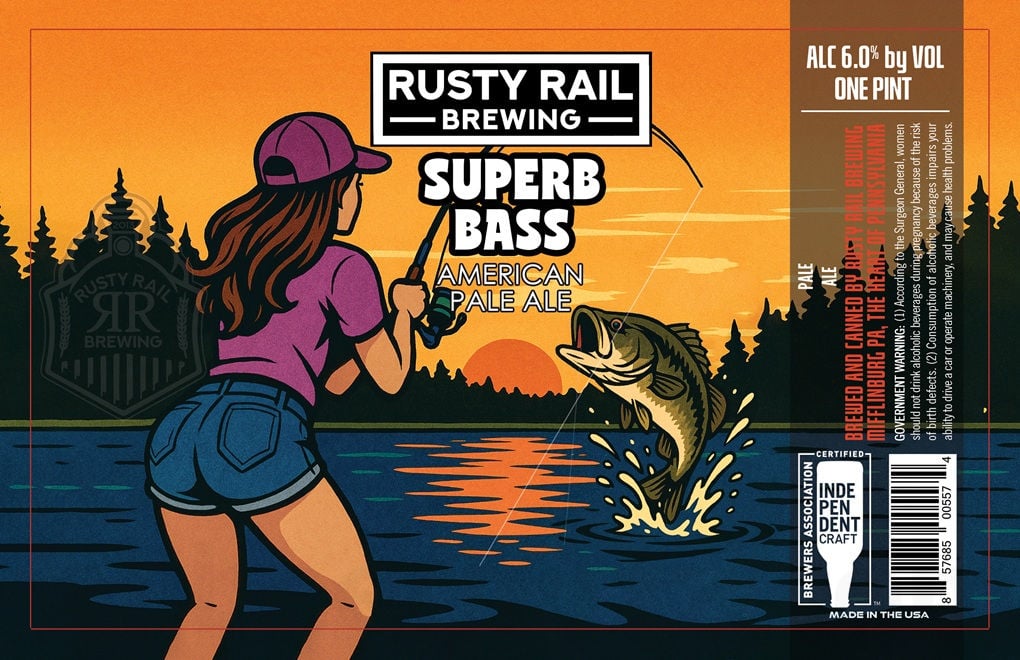 2026 Rusty Rail Super Bass 16-oz Cans