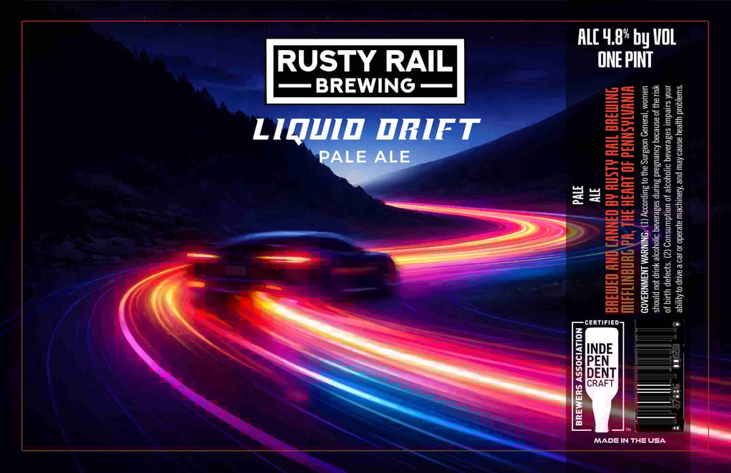 2026 Rusty Rail Liquid Drift 16-oz Cans