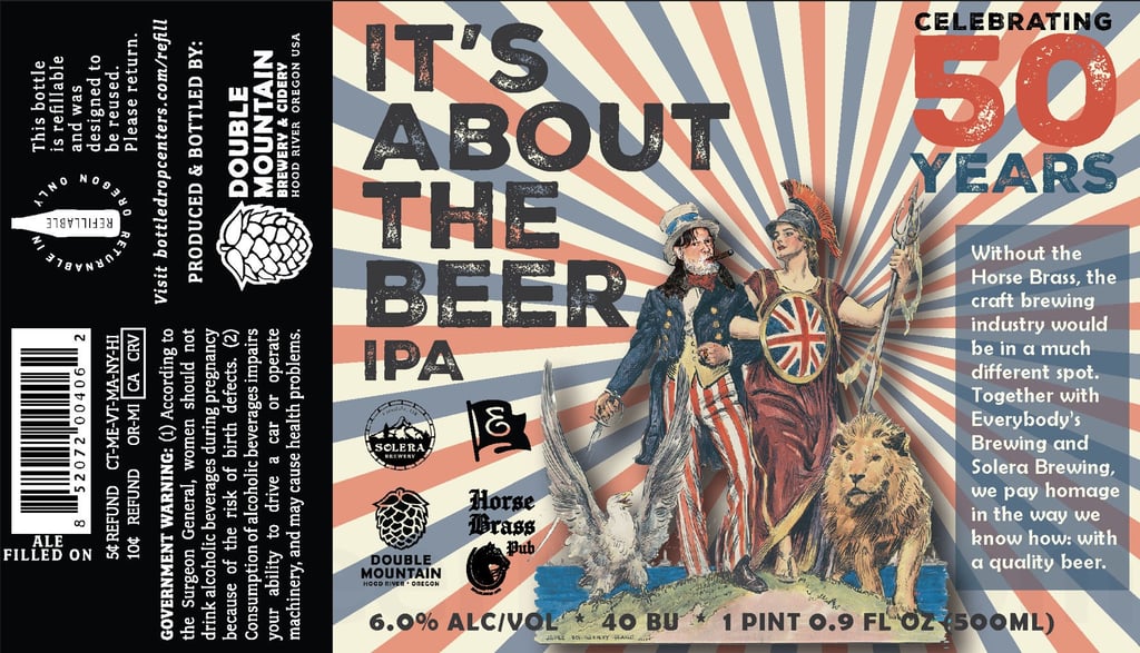 2026 Double Mountain It's About The Beer 500ml Bottles
