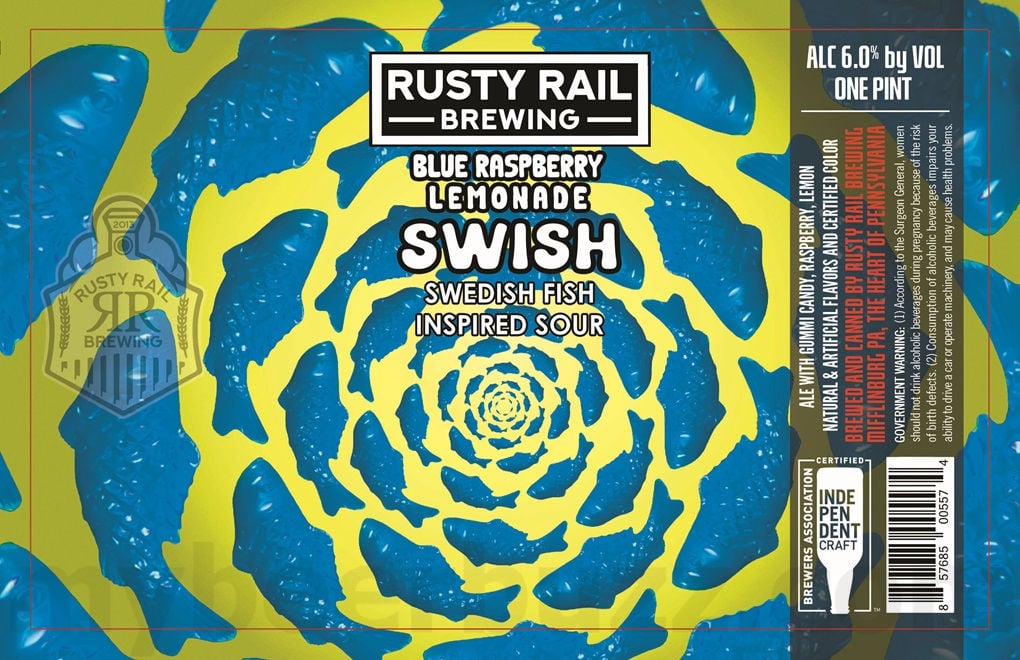 2025 Rusty Rail Blue Raspberrry Lemonade Swish