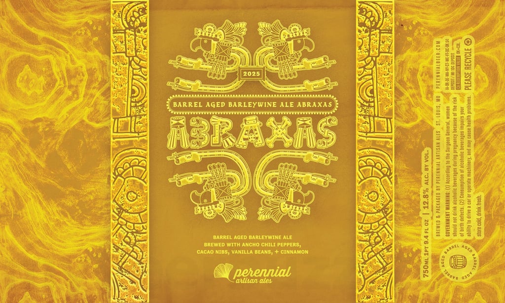 2025 Perennial Artisan Ales Barrel Aged Barleywine Ale Abraxas 750-ml Bottles