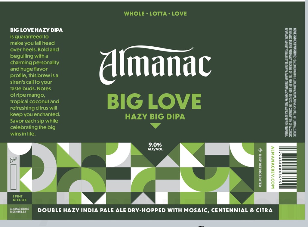 2025 Almanac Big Love 16oz Cans