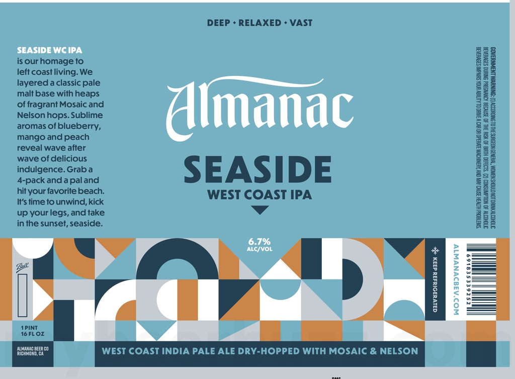 2025 Almanac Seaside 16oz Cans