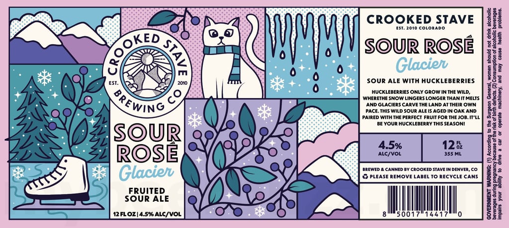 2026 Crooked Stave Sour Rosé Glacier 12-oz Cans