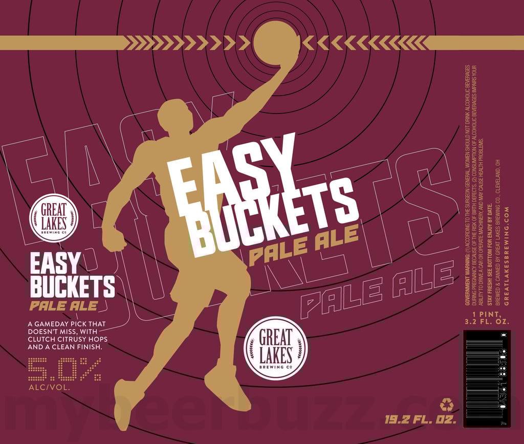 2025 Great Lakes Easy Buckets Pale Ale 19.2oz Cans