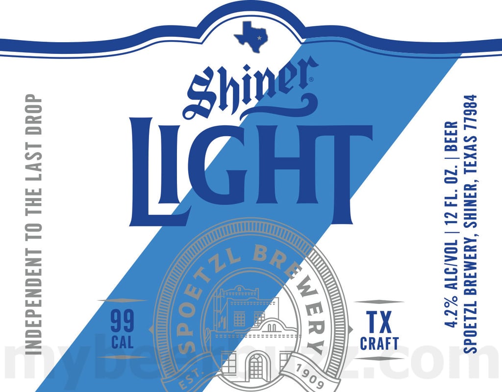 2025 Shiner Light 12oz bottles.