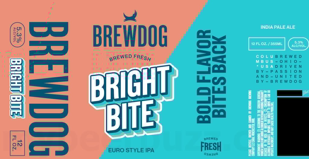 2025 BrewDog Bright Bite 12-oz Cans
