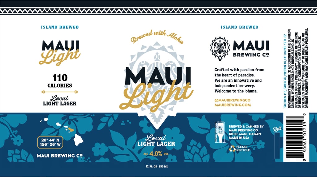 2025 Maui Brewing Light 12-oz Cans