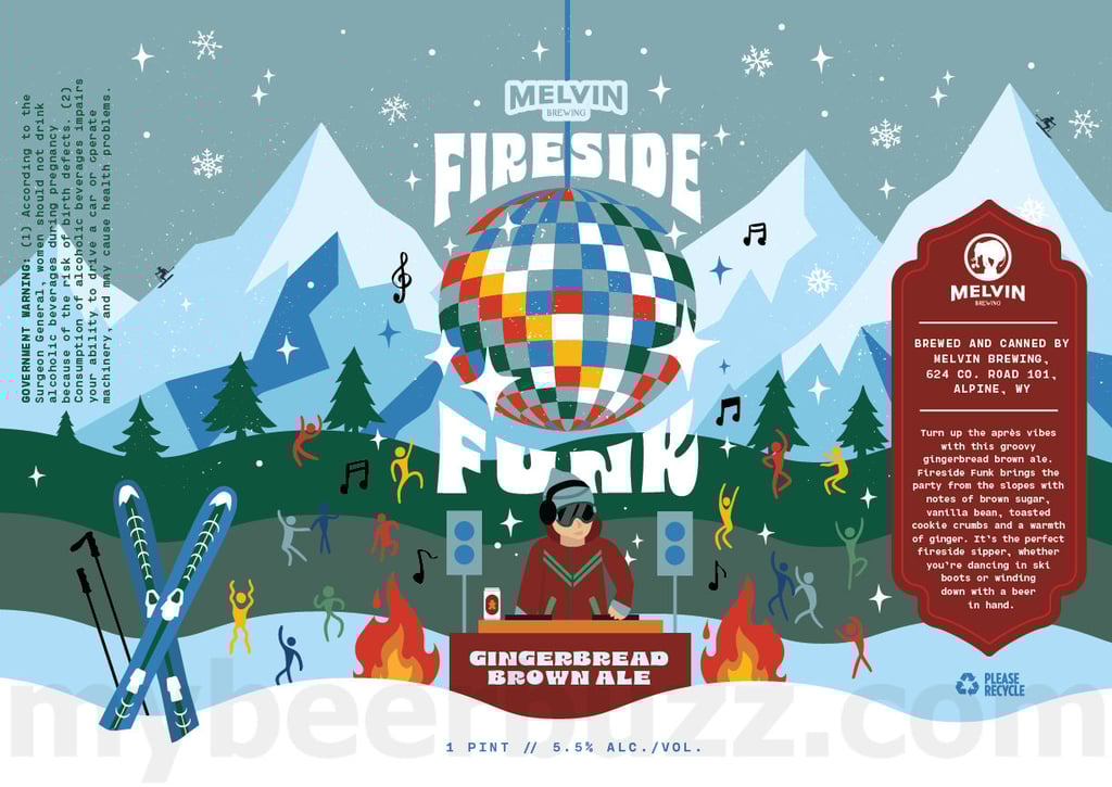 2025 Melvin Fireside Funk 16oz Cans.