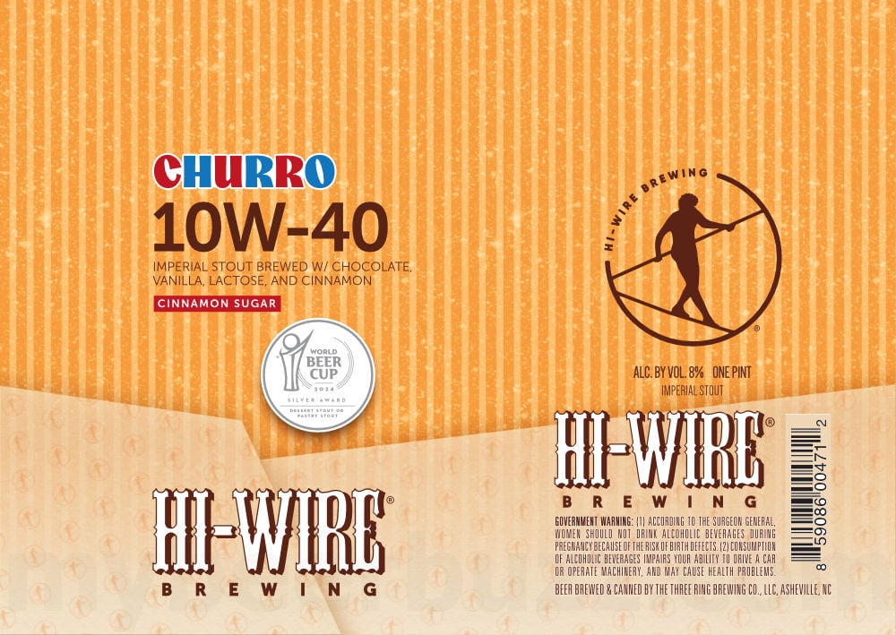 2026 Hi-Wire Churro 10W-40 16-oz Cans