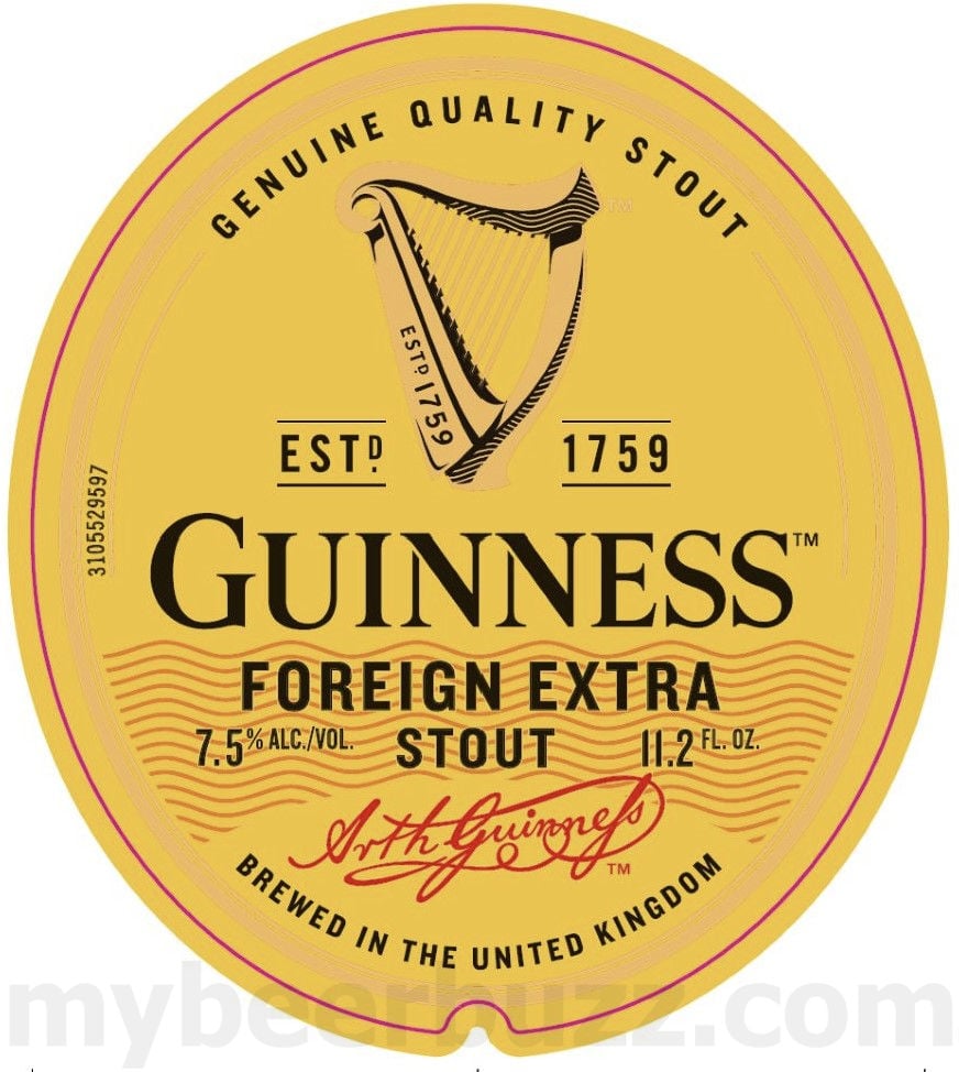 2025 Guinness Foreign Extra Stout 11.2oz Bottles
