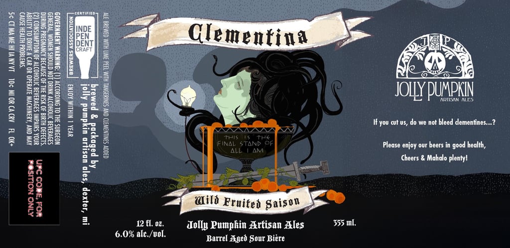 2025 Jolly Pumpkin Clementina 12-oz Cans