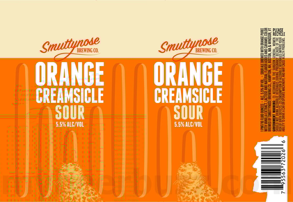 Smuttynose Adding Orange Creamsicle Sour