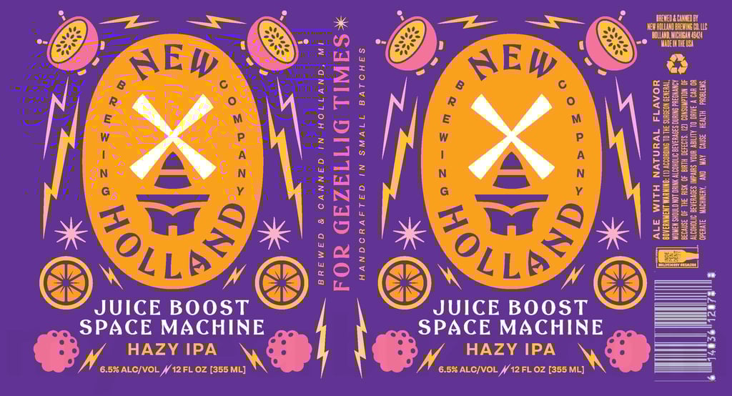 2025 New Holland Juice Boost Space Machine 12-oz Cans