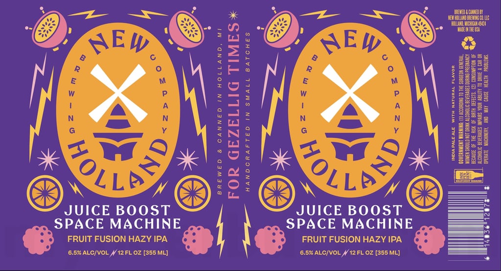 2025 New Holland Brewing Juice Boost Space Machine 12-oz Cans