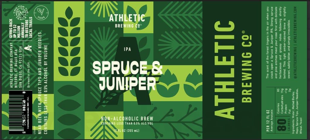 2025 Athletic Brewing ,Spruce & Juniper 12-oz Cans